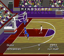NCAA Final Four Basketball screenshot 5 for Super Nintendo